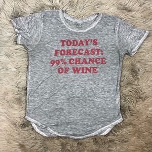 🔥5 for $25 Freeze🔥 | Grey Wine T-Shirt